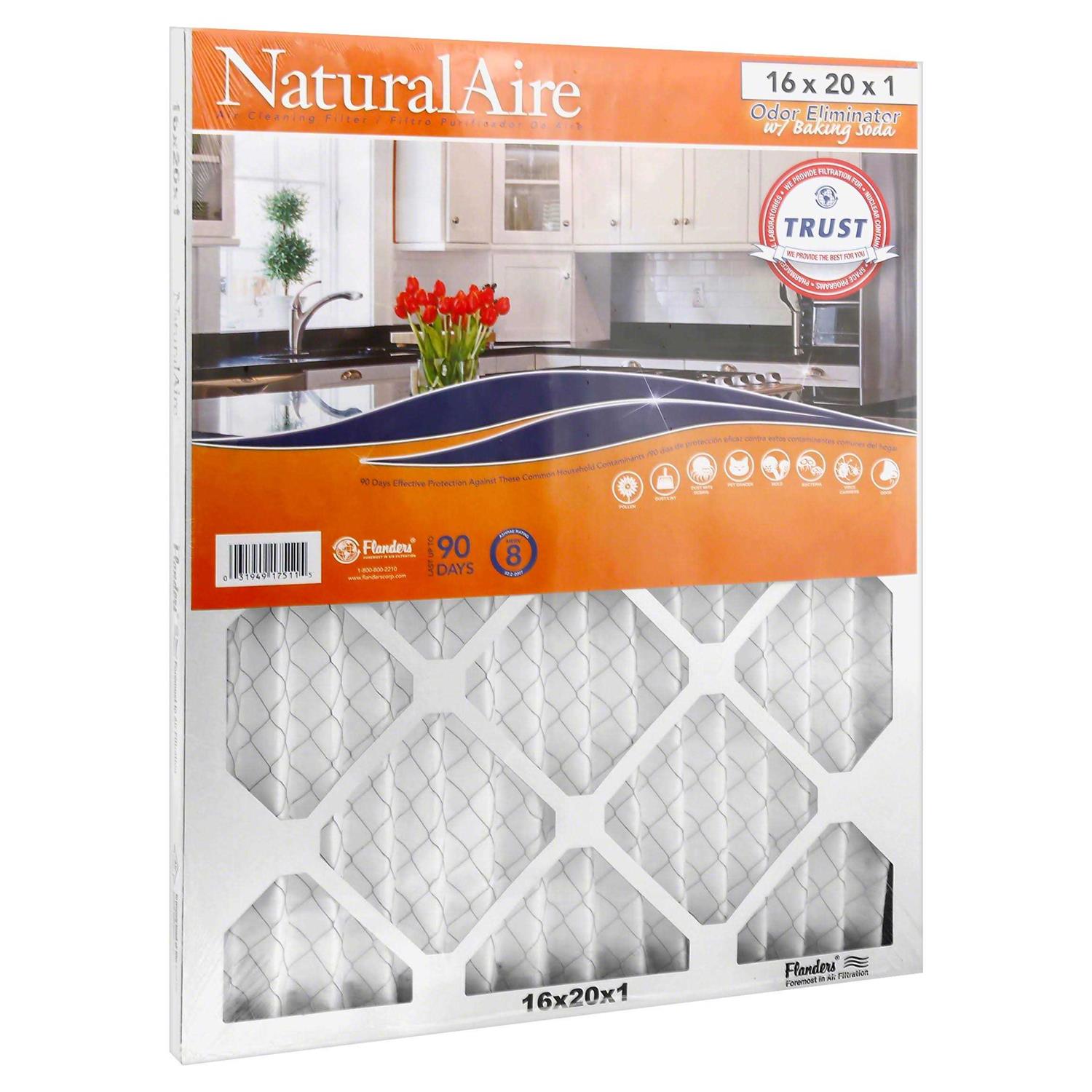 Naturalaire Air Cleaning Filter Odor Eliminator with Baking Soda - Inhomebuy