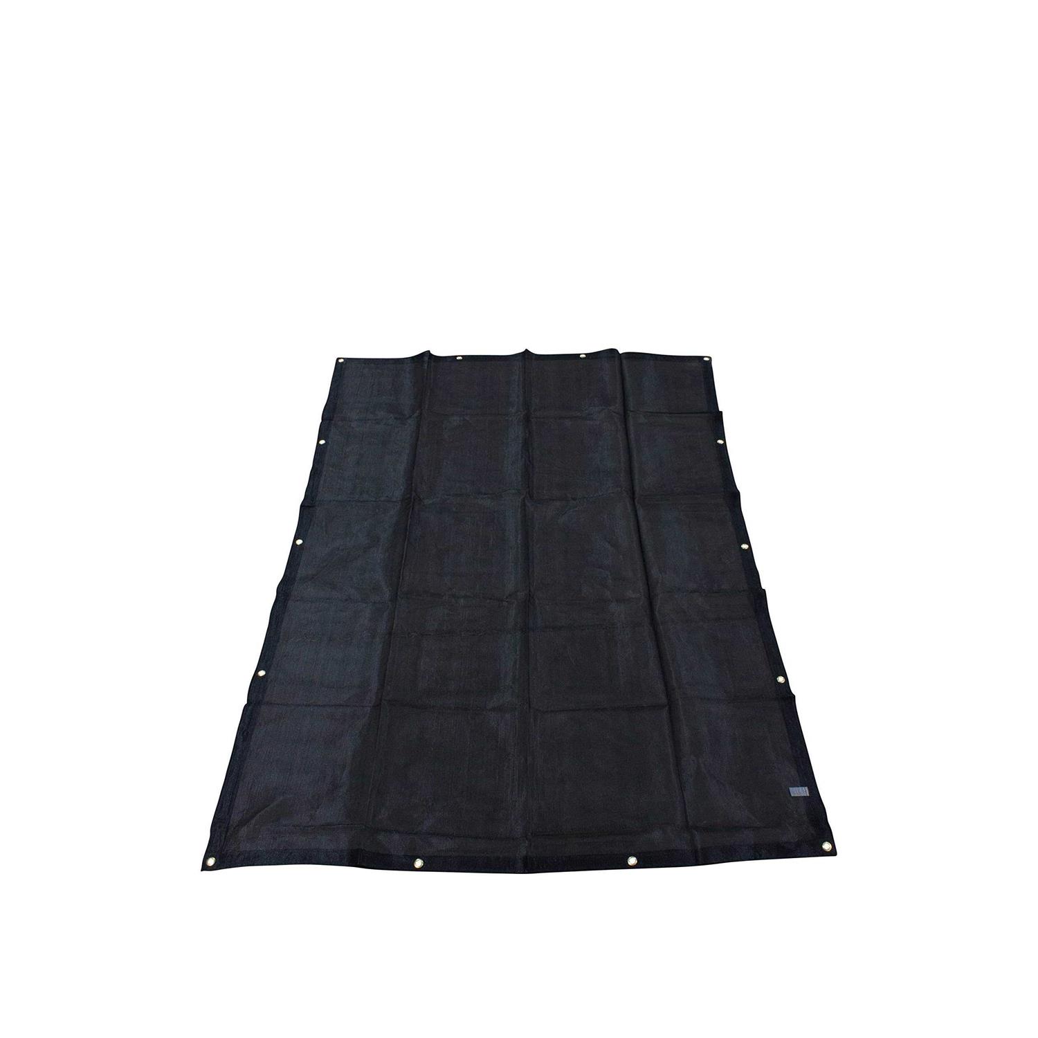Mytee Products Black Heavy Duty 6 Oz 70% Shade Mesh Tarps with Grommets ROLL-Off - Inhomebuy