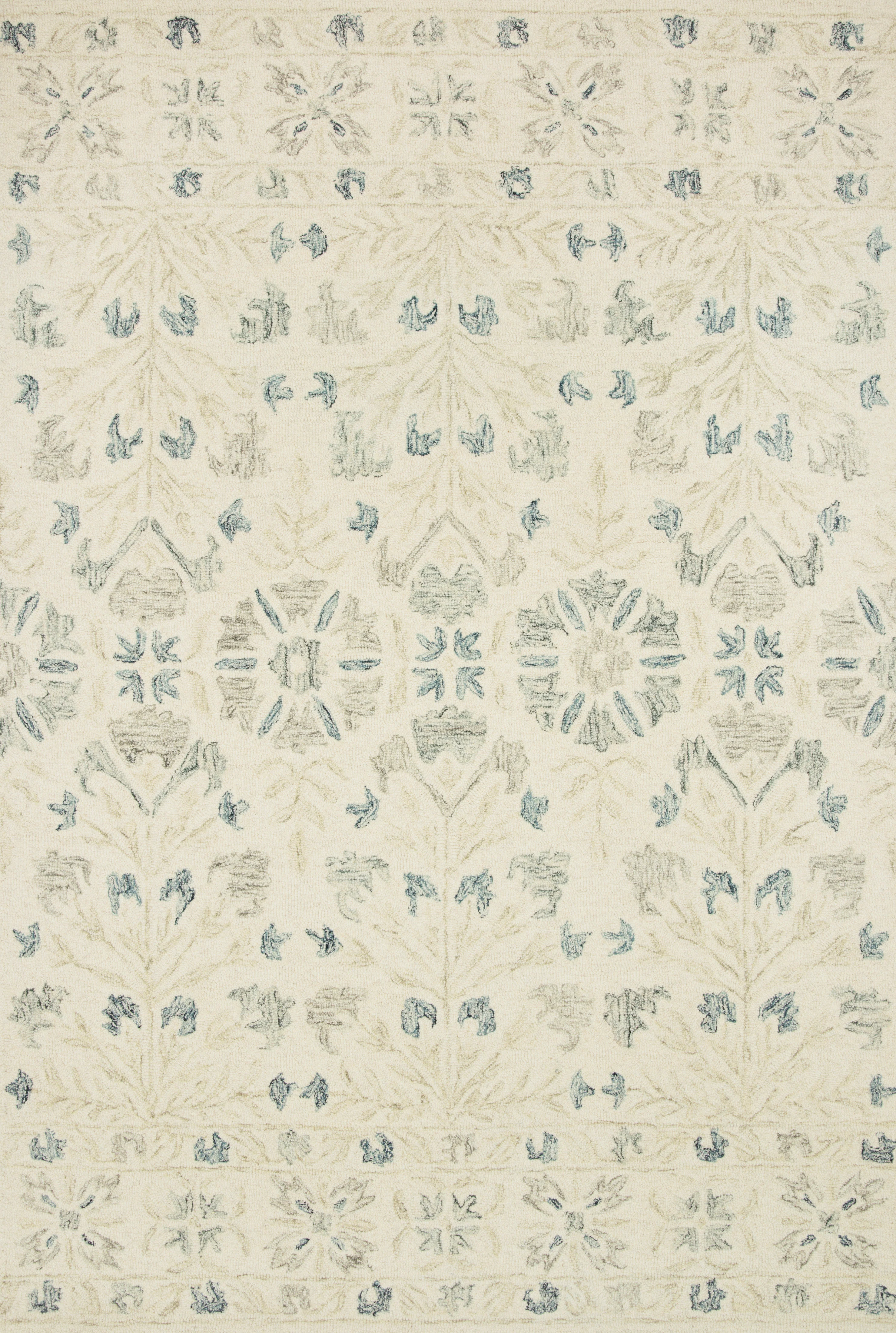 Loloi Rugs Norabel Collection Rug in Ivory, Grey - 8'6