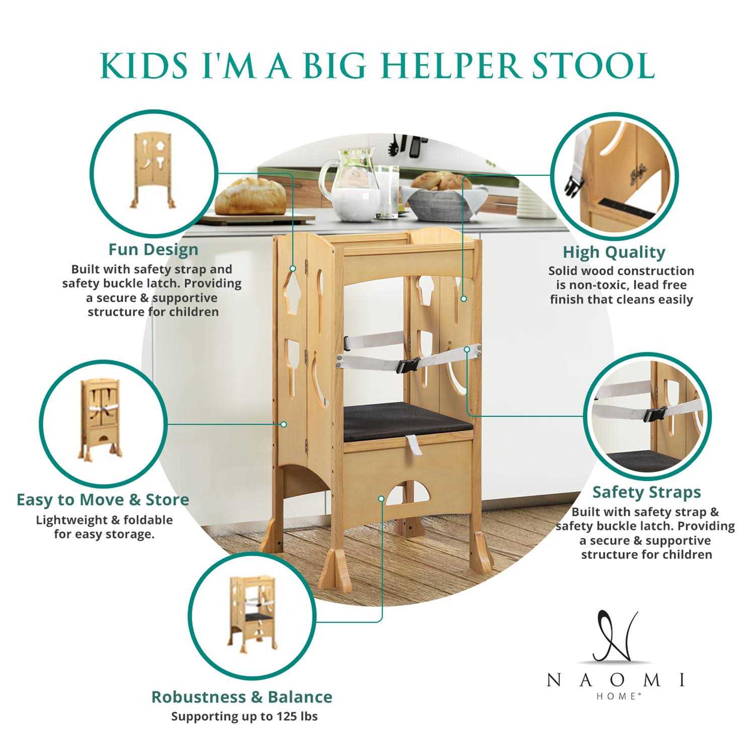 Naomi Home Kids I’m a Big Helper - Inhomebuy