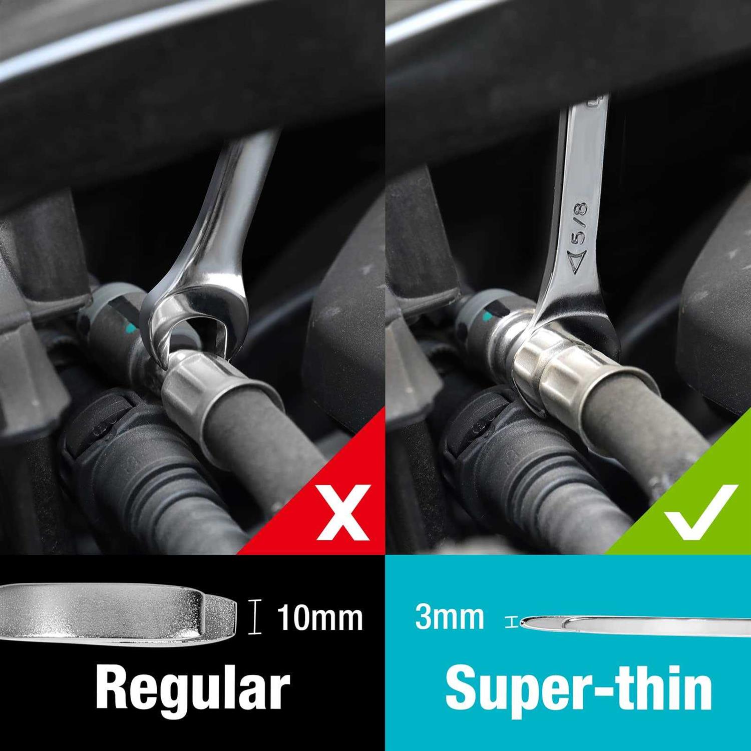 DURATECH L-Type Pipe Perforation Elbow Wrench Set L Shaped Hex Socket Wrench Set - Inhomebuy