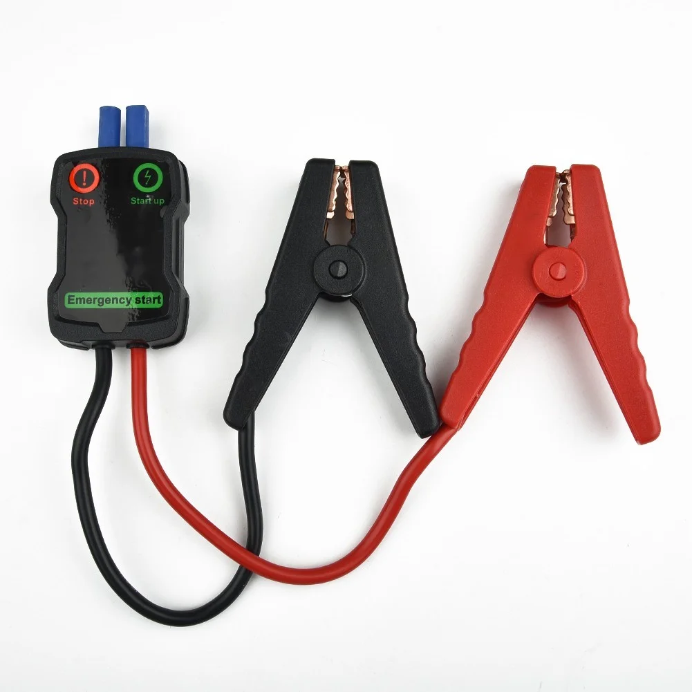 Car Jump Starter Booster Cable Battery Alligator Clamp LED Indicator - Inhomebuy