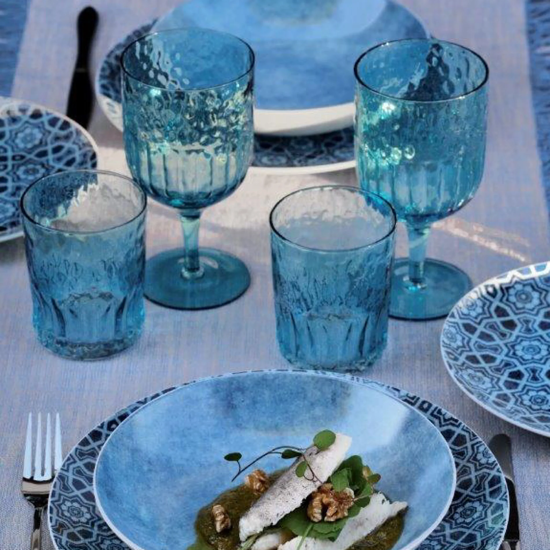 Serena Line glass 320cc Set 6pcs - Inhomebuy