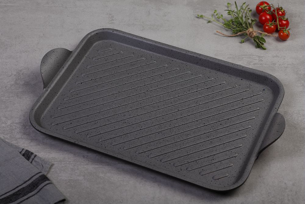 Italika Rect. Grill Pan 35x25cm - Inhomebuy