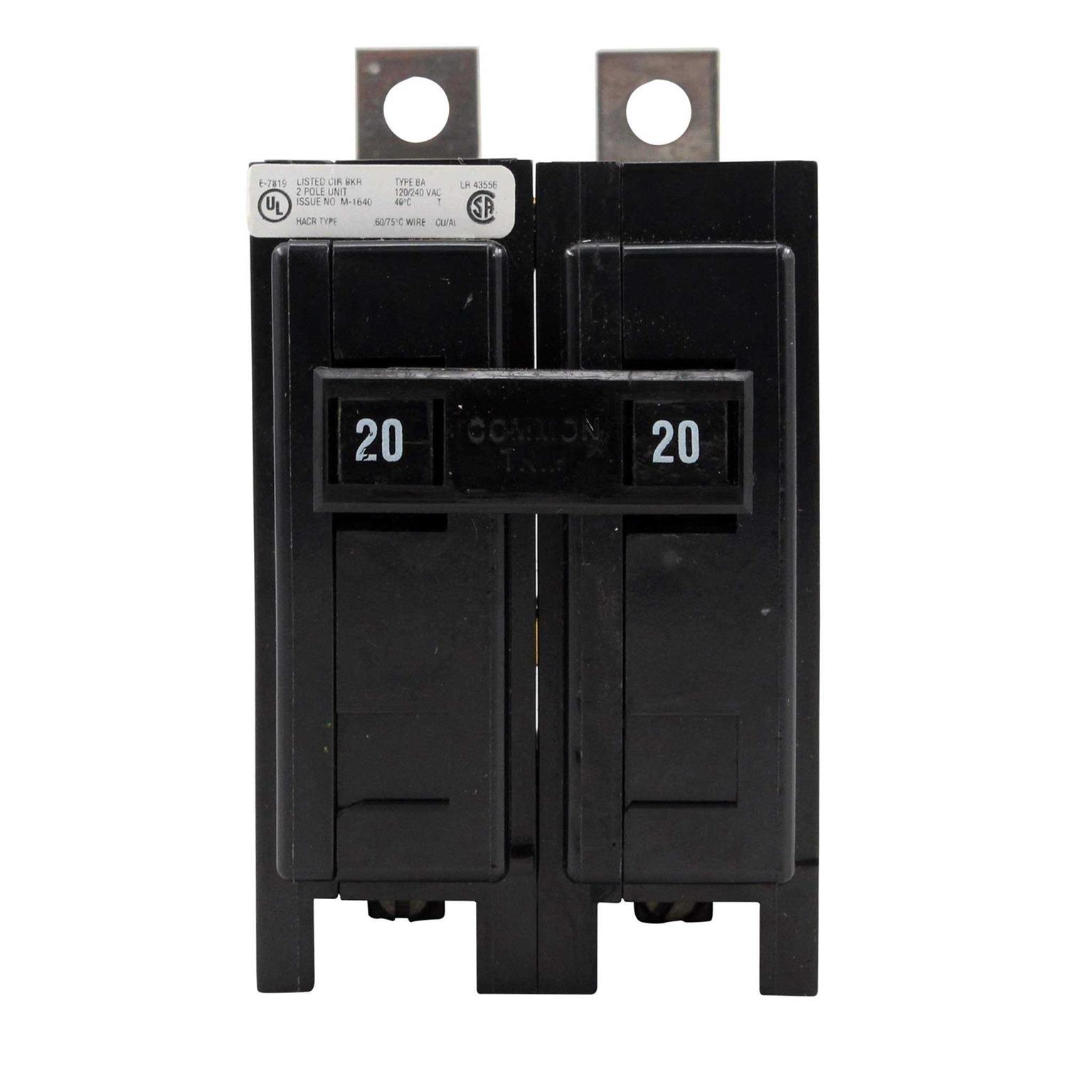 Eaton 60 amps Plug In 2-Pole Circuit Breaker - Inhomebuy