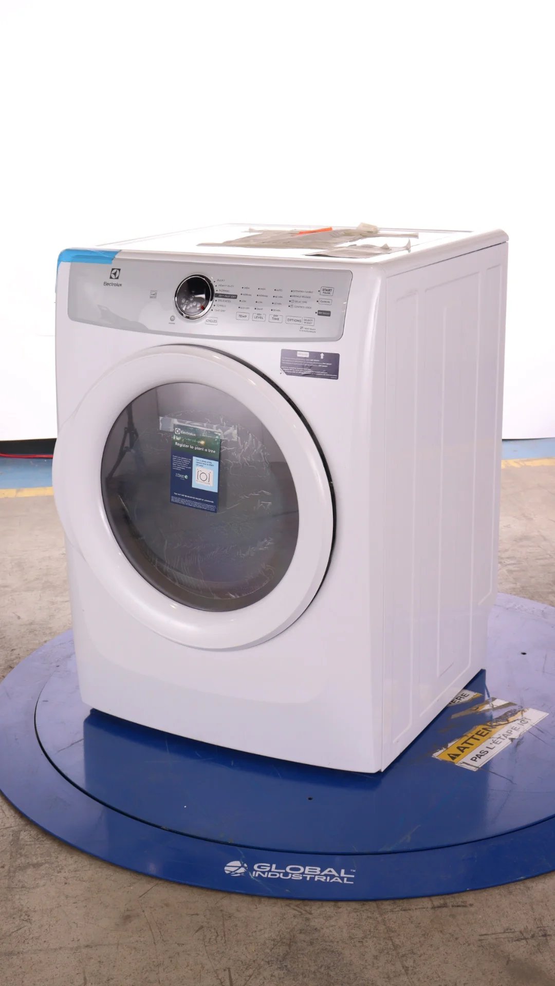 ELECTROLUX 3 SERIES 27 IN. 8.0 CU FT. WHITE ELECTRIC FRONT LOAD DRYER WITH LUXCARE LINT SHIELD - ELFE733CAW - Inhomebuy