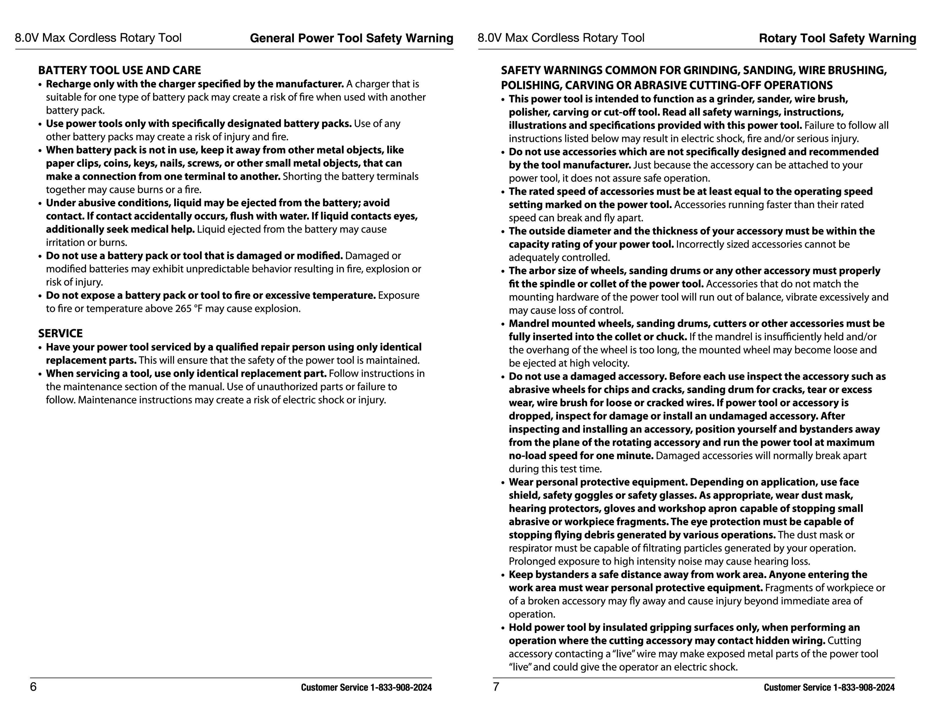 Hyper Tough 8V MAX Cordless Rotary Tool, Non Removable 1.5 Ah Battery with Charger, 40 Piece Accessory Kit & Plastic Storage Case - Inhomebuy