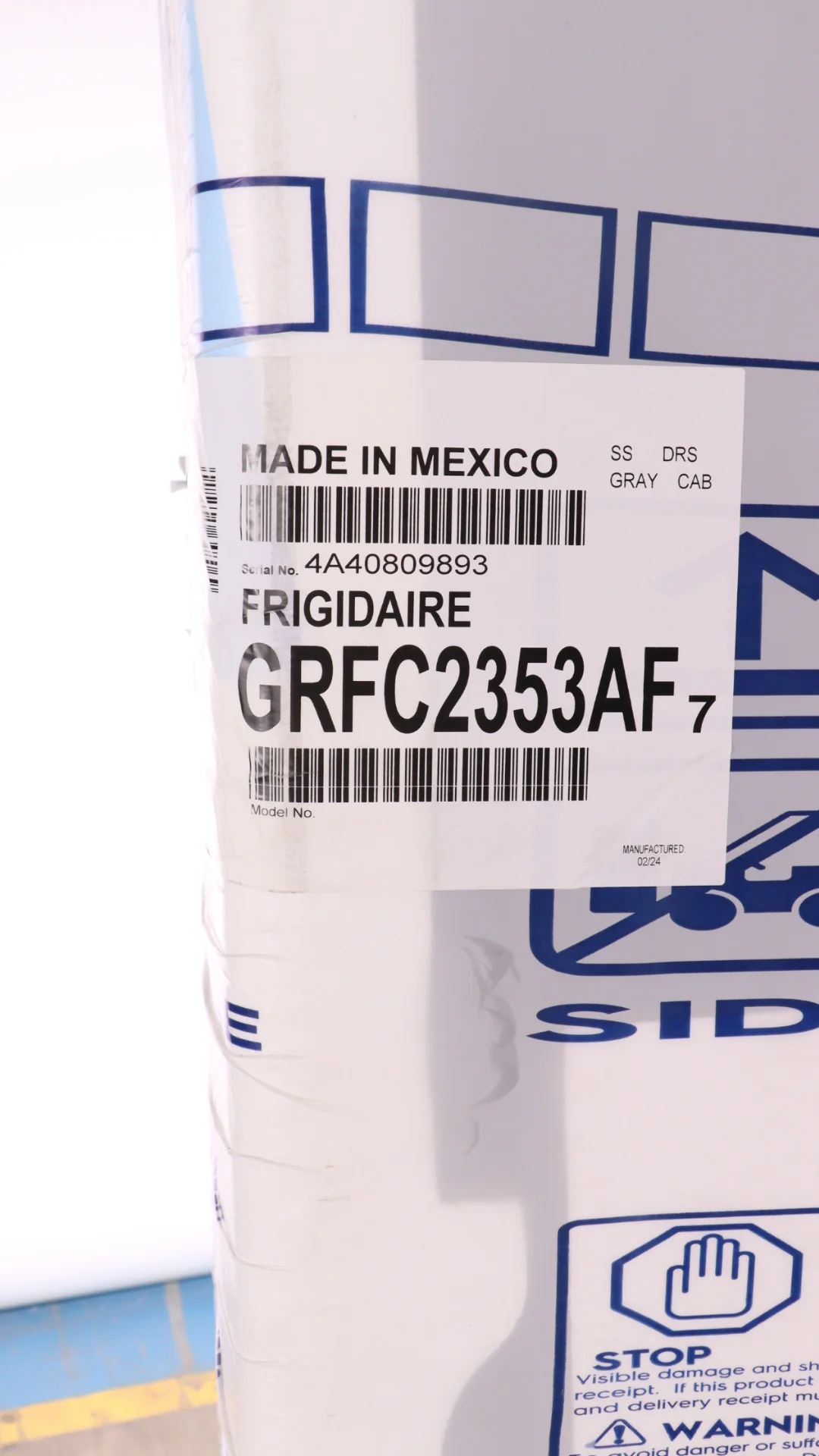 FRIGIDAIRE GALLERY 36 IN 22.6 CU FT. COUNTER-DEPTH FRENCH DOOR REFRIGERATOR WITH AUTO-CLOSE DOORS - - Inhomebuy