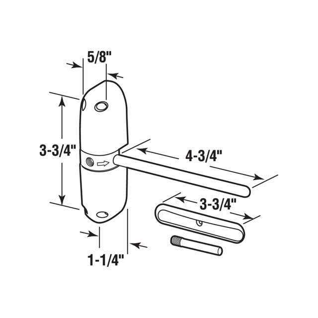 Prime-Line Round Face Door Lock E 2187 - Inhomebuy