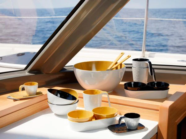 Summer - Salad Bowl & Cutlery - Mustard - Inhomebuy