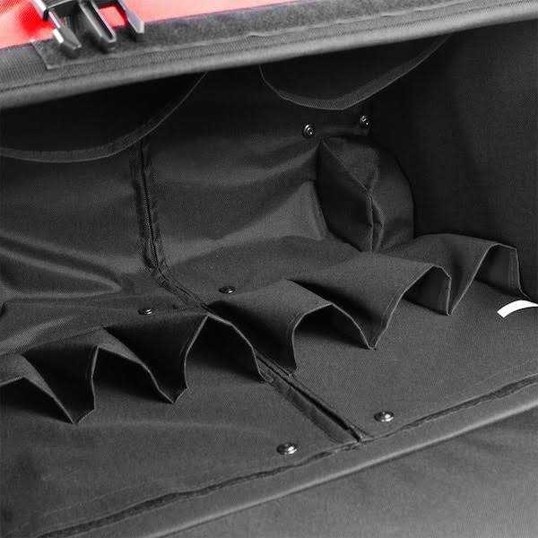 Xtremepowerus Rolling Tool Bag 18 with Wheels Portable Storage Organizer - Inhomebuy