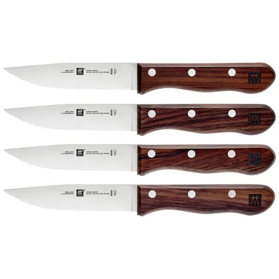 ZWILLING 4pc Steakhouse Steak Knife Set with Storage Case - Inhomebuy