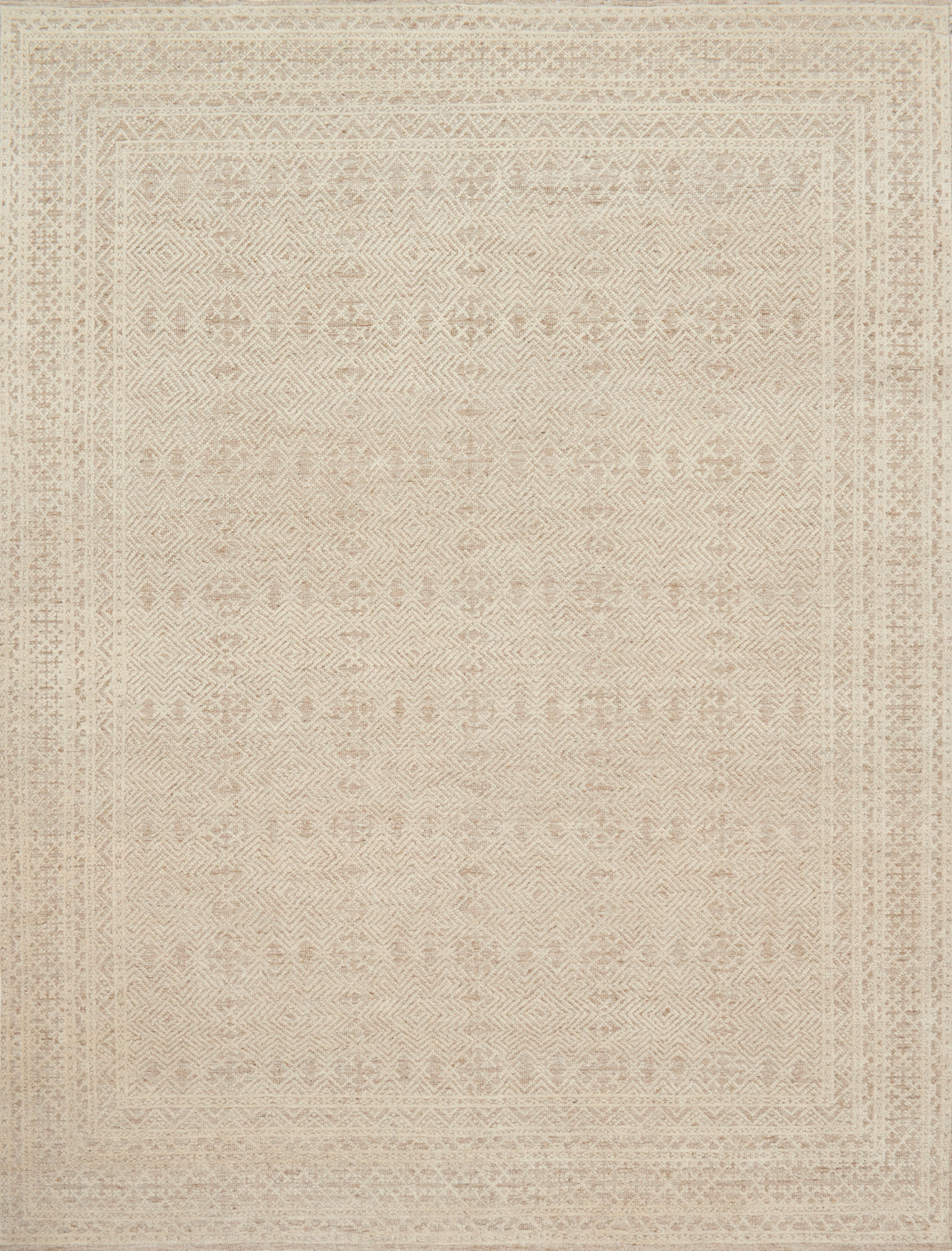 Loloi Rugs Origin Collection Rug in Oatmeal, Ivory - 6' x 9' - Inhomebuy