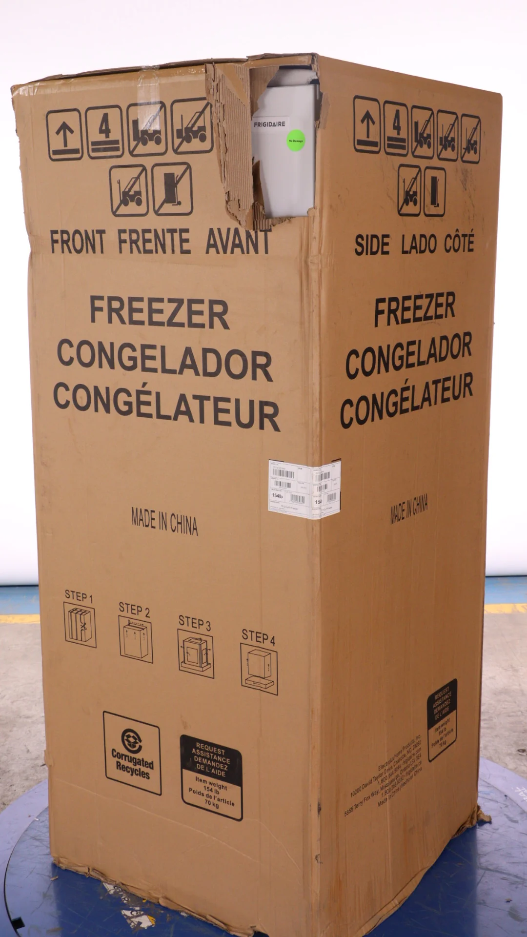 Frigidaire 27 in 15.5 cu ft Upright Freezer - FFFU16F2VW - Inhomebuy