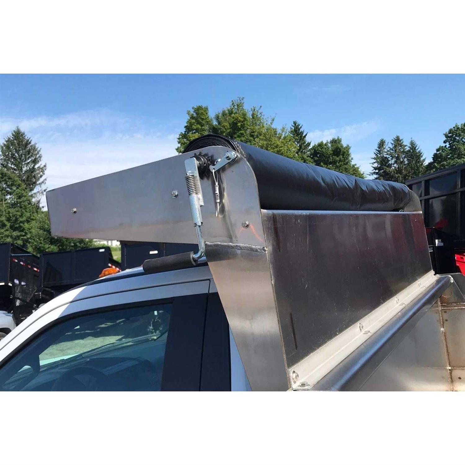 Mytee Products Dump Truck & Trailer Tarp Kit PVC Double Pocket Mesh Tarp - Inhomebuy