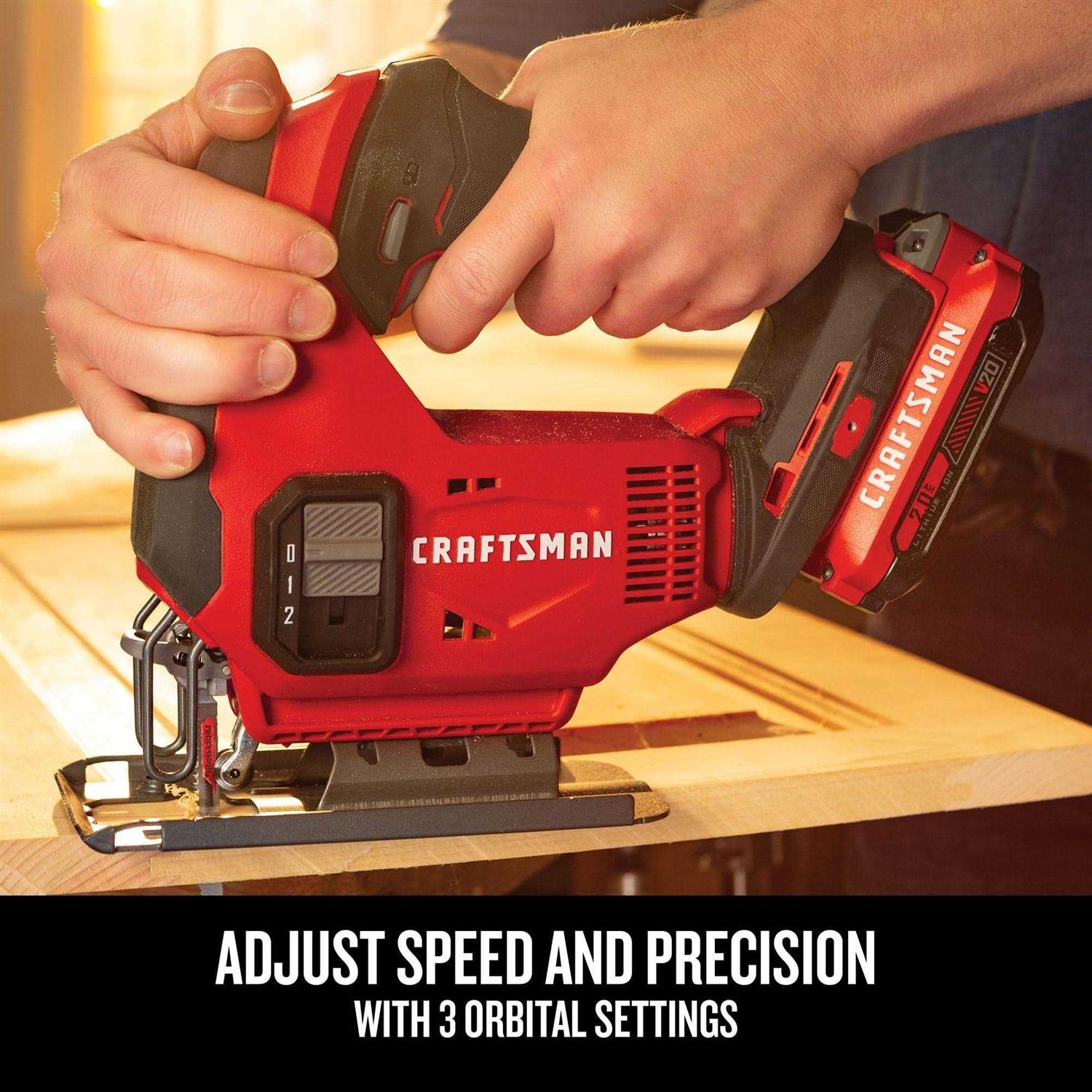 Craftsman V20* Cordless Jig Saw CMCS600 - Inhomebuy