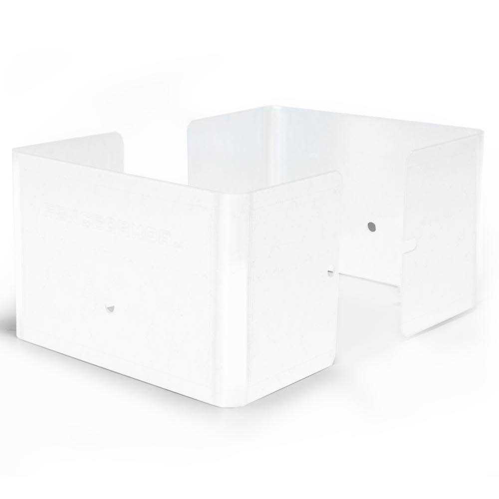 Fence Armor Pro Protection Post Guard Powder Coated Galvanized Steel Post Protector For Fence Post - Inhomebuy