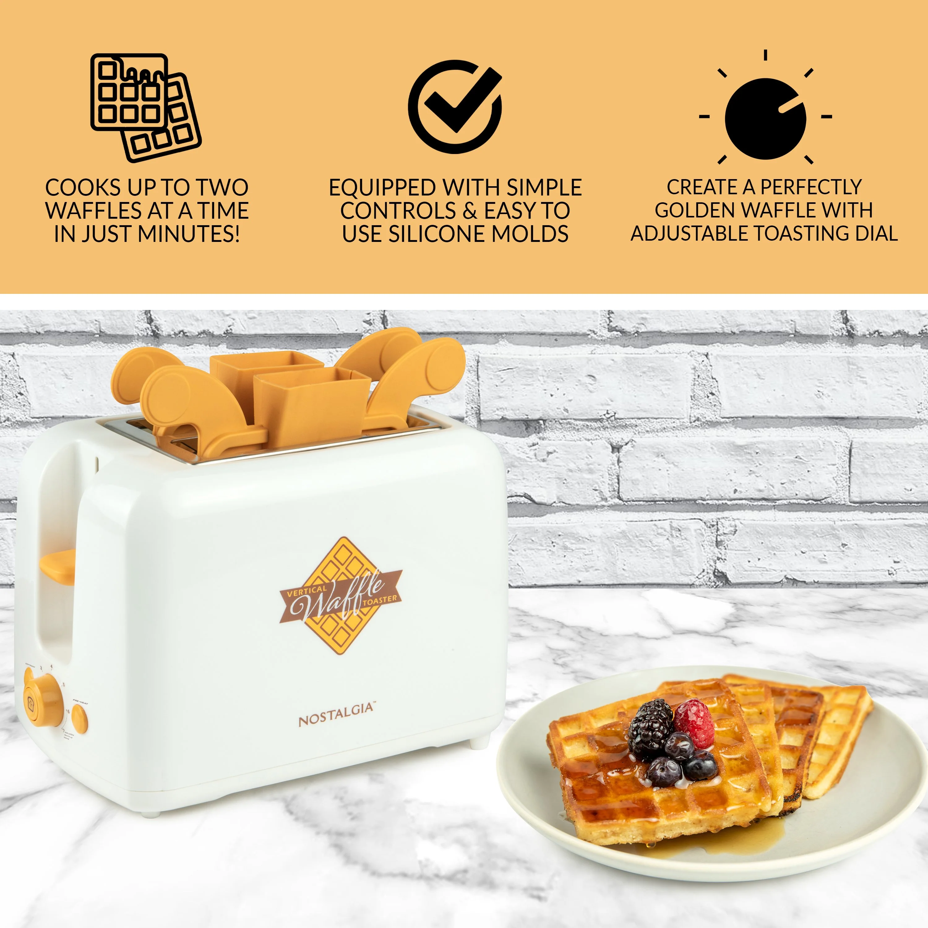 Vertical Waffle Toaster - Inhomebuy