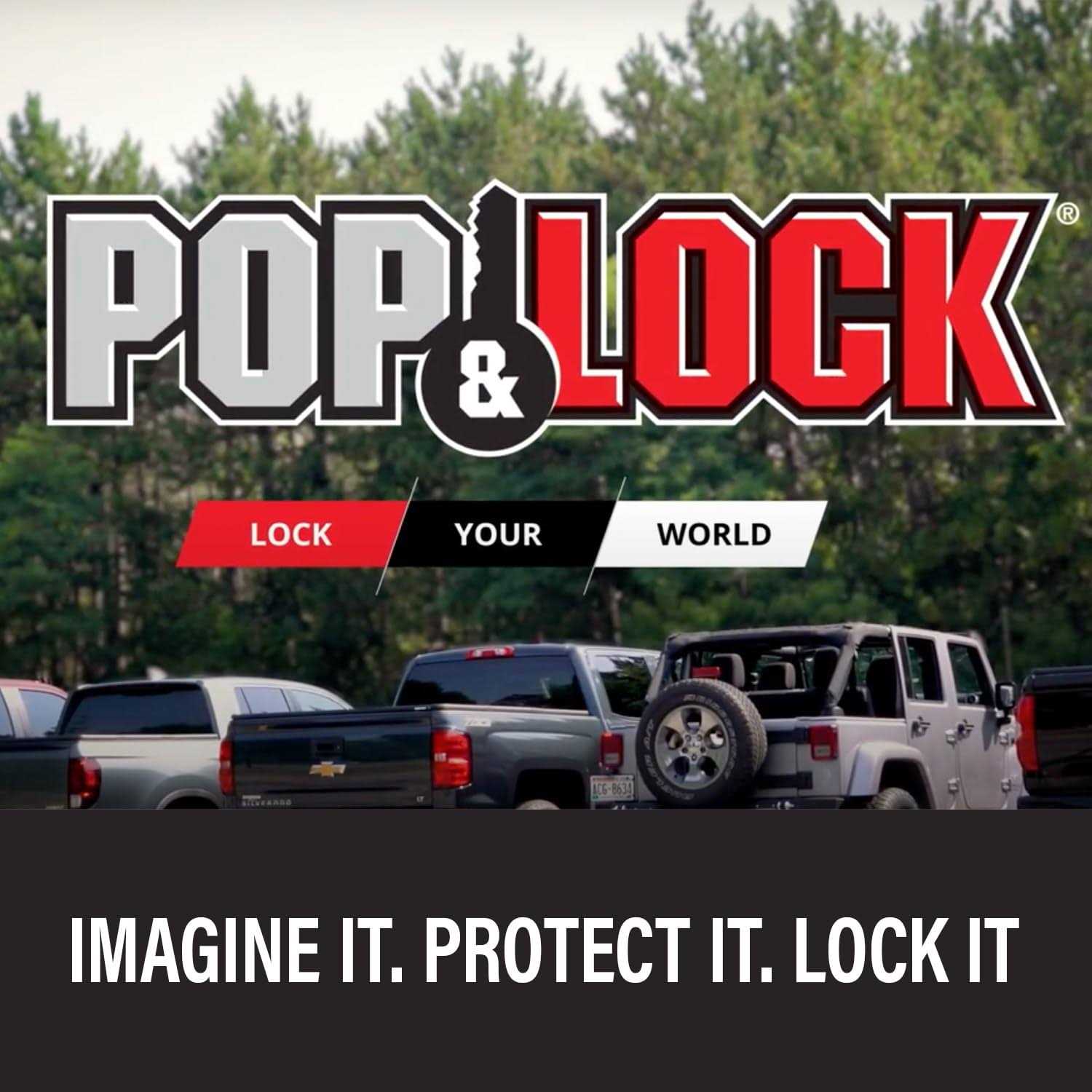 Pop & Lock PL2310 Tailgate Lock - Inhomebuy
