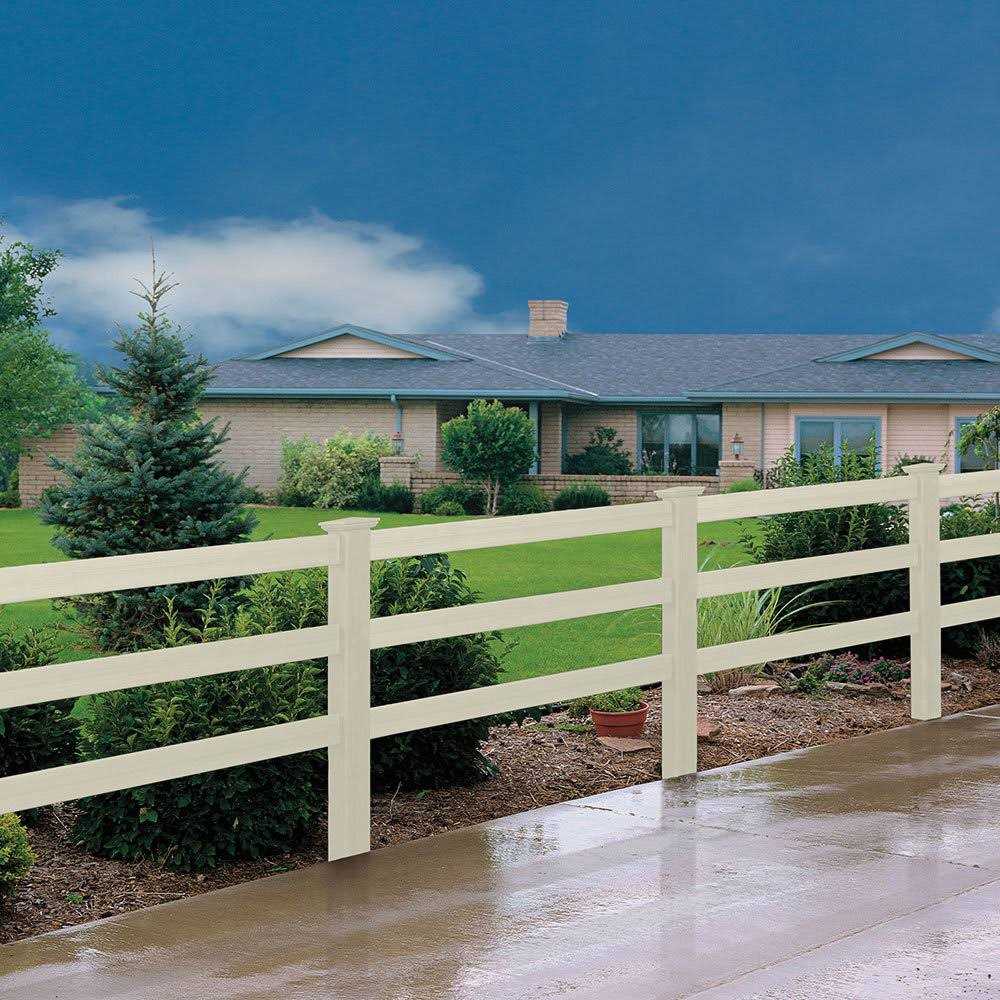 Veranda 71-in Black Metal Fence Mounting Bracket For Composite Fence - Inhomebuy