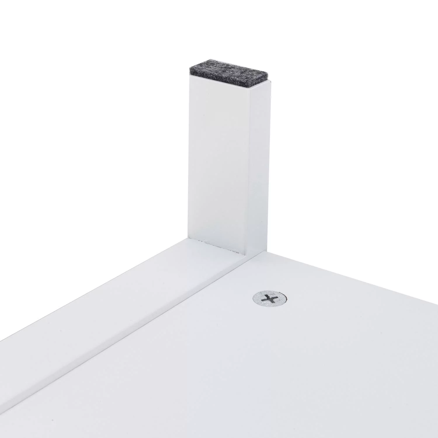 Zimtown White Bedside Nightstand End Sofa Table with Drawer and Shelf for Storage - Inhomebuy