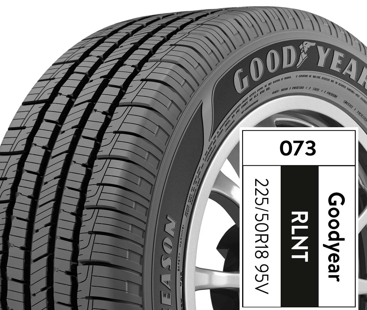 Goodyear Reliant All-Season 225/50R18 95V All-Season Tire - Inhomebuy