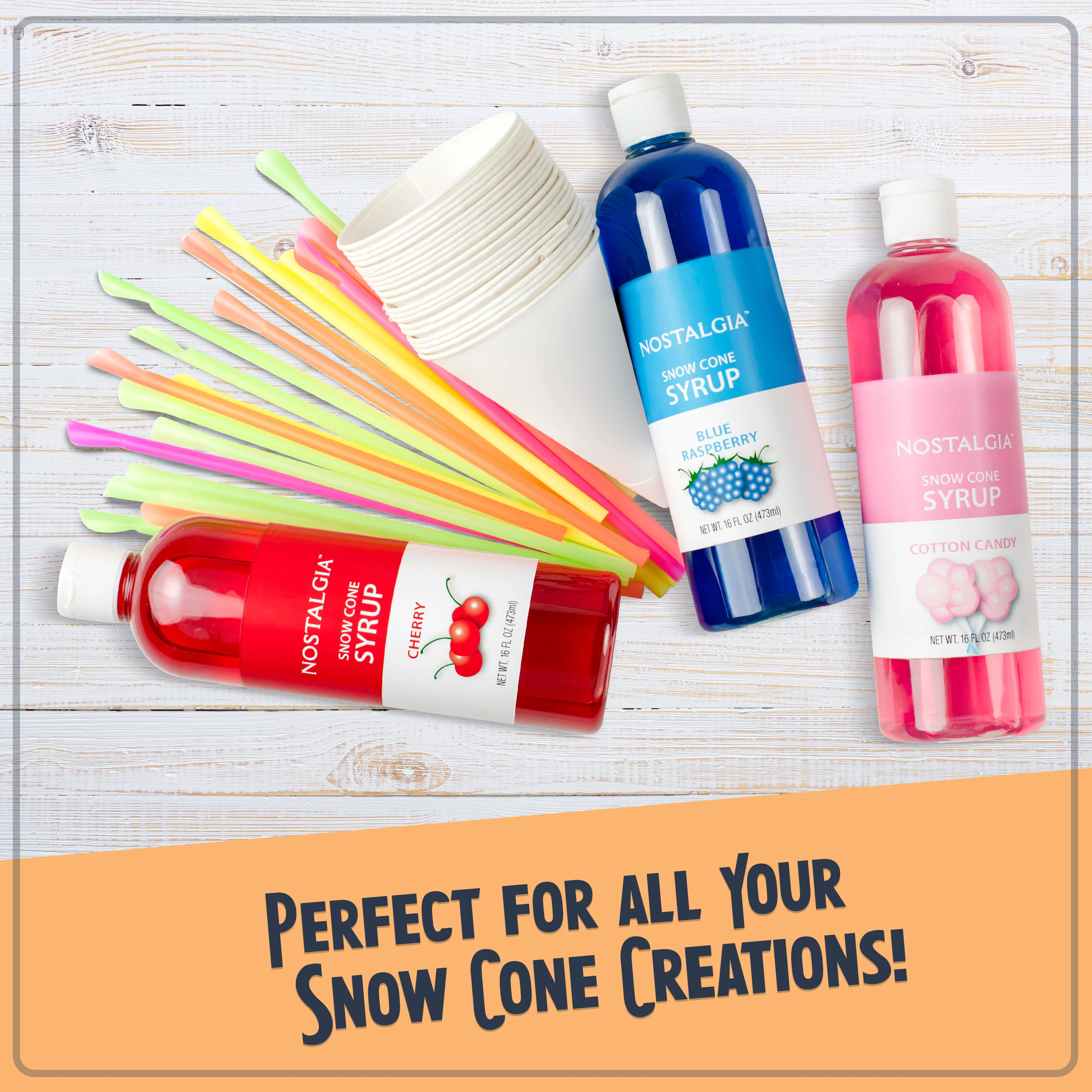 Vintage Snow Cone Maker, White - Inhomebuy