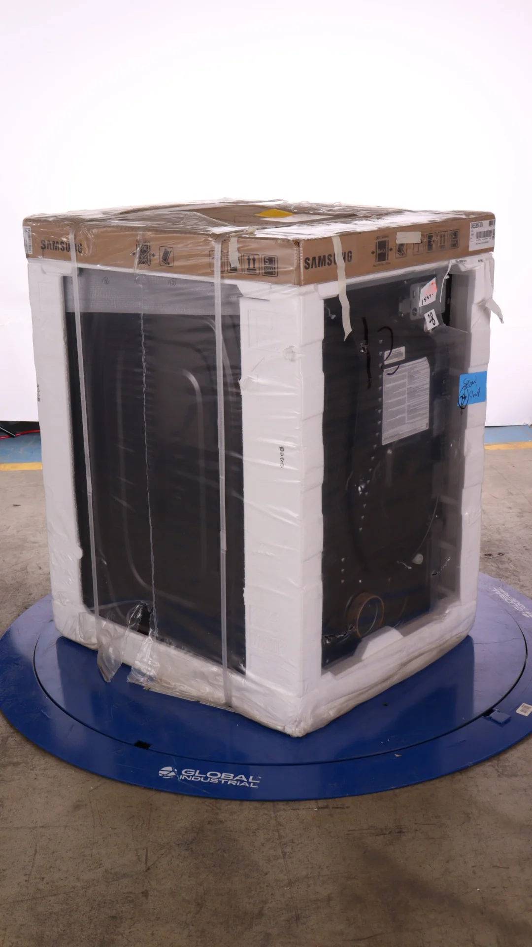 SAMSUNG BESPOKE 27 IN. 7.6 CU. FT. BLACK STAINLESS STEEL ELECTRIC DRYER WITH SUPER SPEED DRY - DVE53 - Inhomebuy