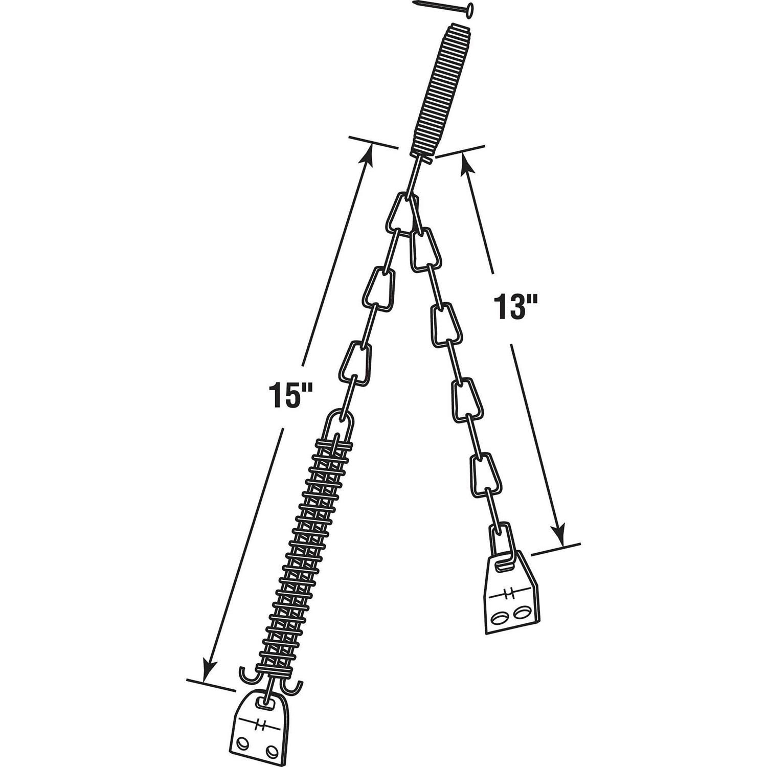 Prime-Line Storm Door Chain and Spring - Inhomebuy
