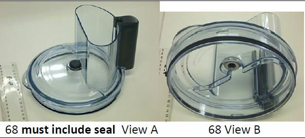 SP0010340 | LID for workbowl for BFP660SIL [DISCONTINUED] - Inhomebuy