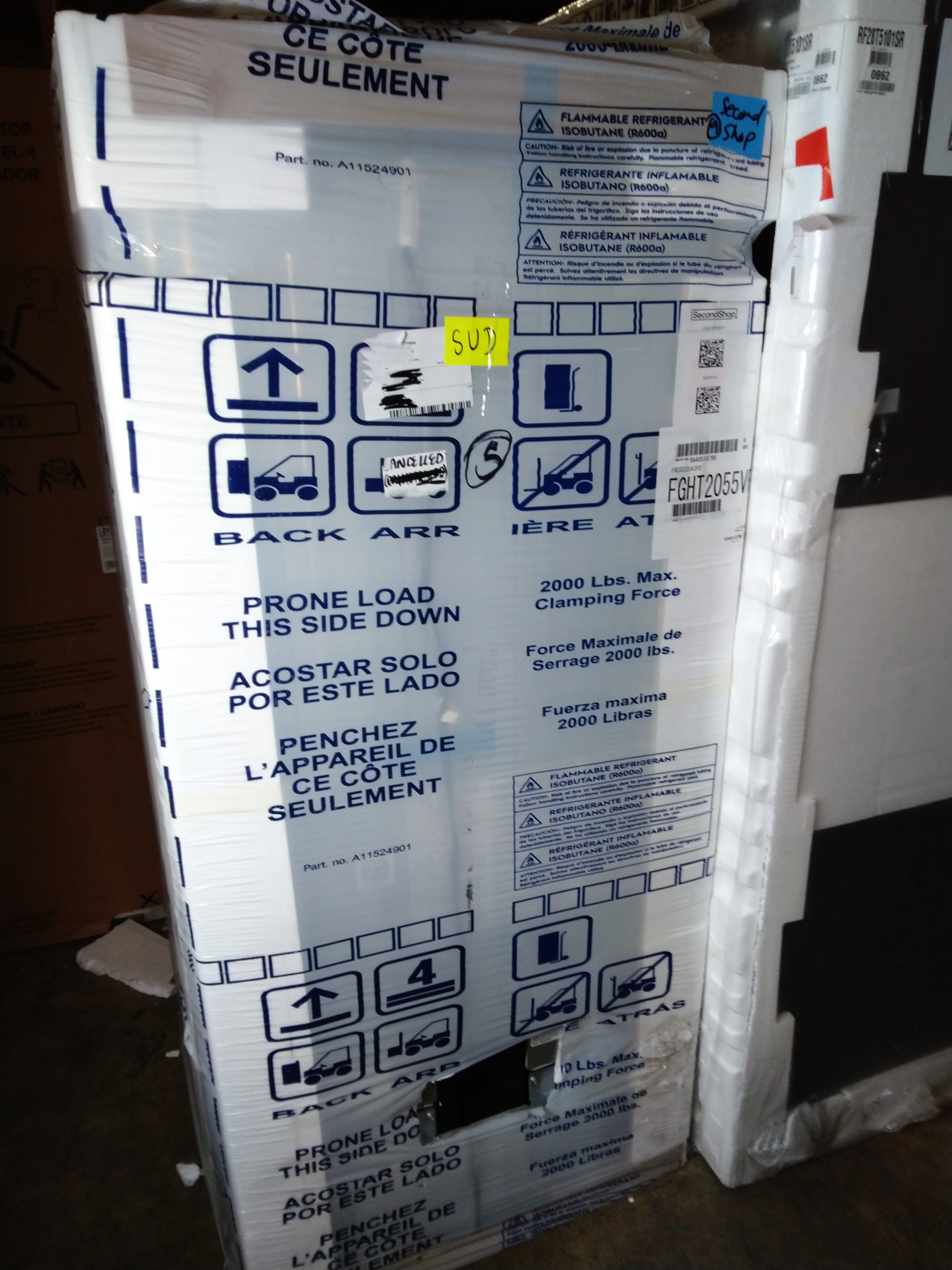 FRIGIDAIRE GALLERY 30 IN. 20.0 CU. FT. STAINLESS STEEL TOP FREEZER REFRIGERATOR - FGHT2055VF - Inhomebuy