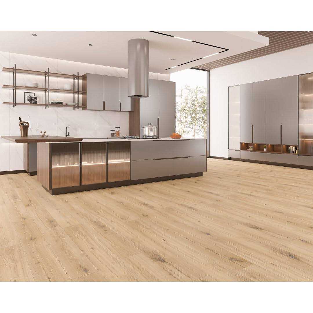 Zephyr 7” Thick 9” W x 60” L Wood Look Vinyl Plank Montserrat - Inhomebuy