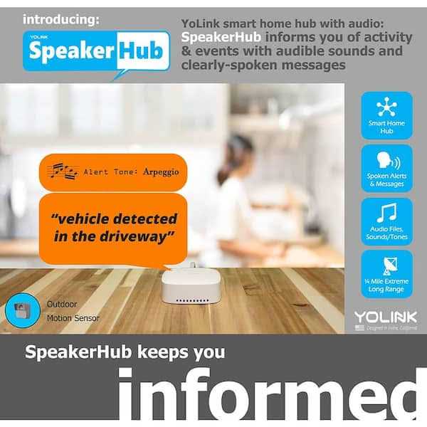 YoLink Hub Central Controller Only for YoLink Devices 1/4 Mile Worlds Longest Range Smart Hub LoRa Enabled Smart Home Automat - Inhomebuy
