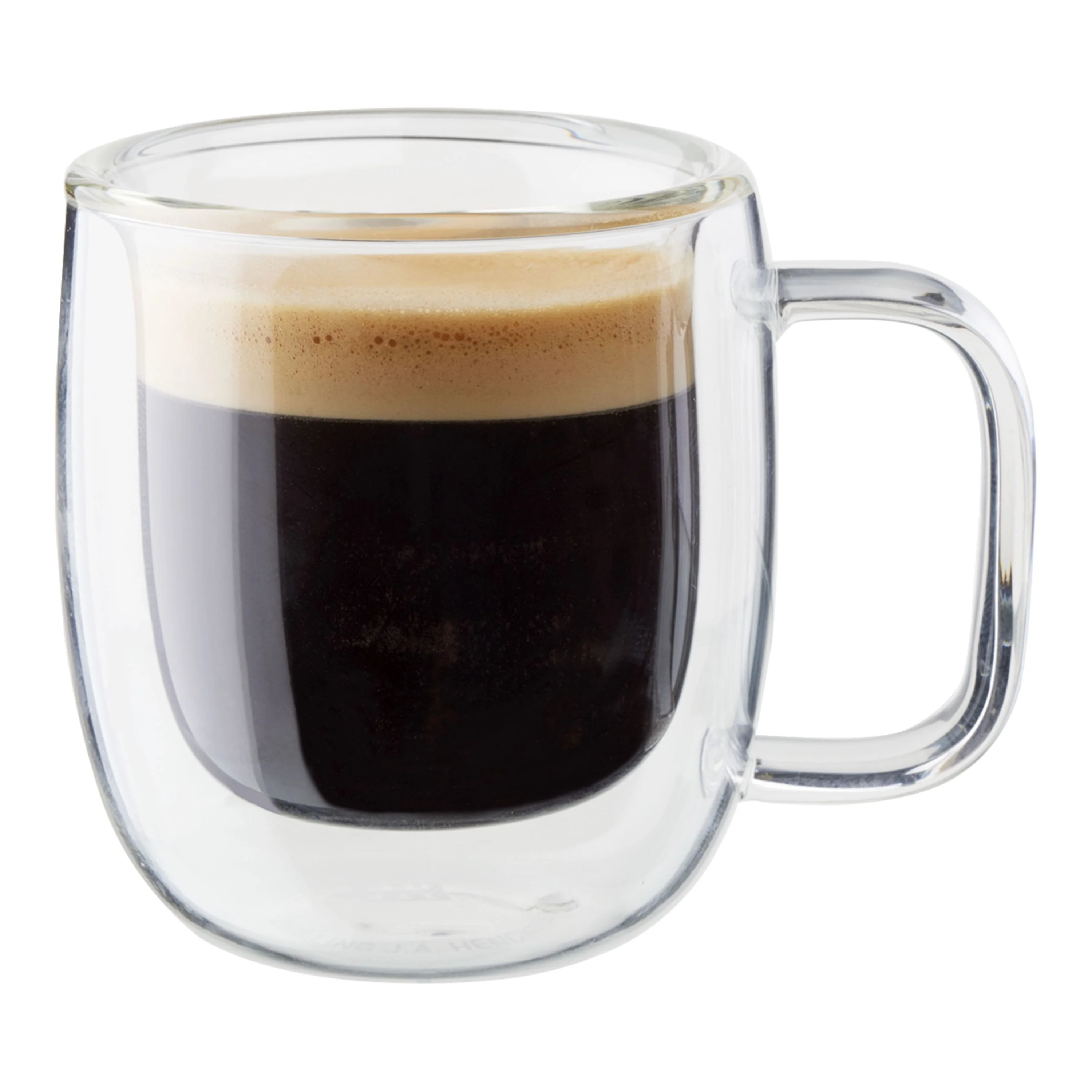 ZWILLING 2pc Espresso Glass Mug Set, Sorrento Plus Double Wall Glassware Series - Inhomebuy