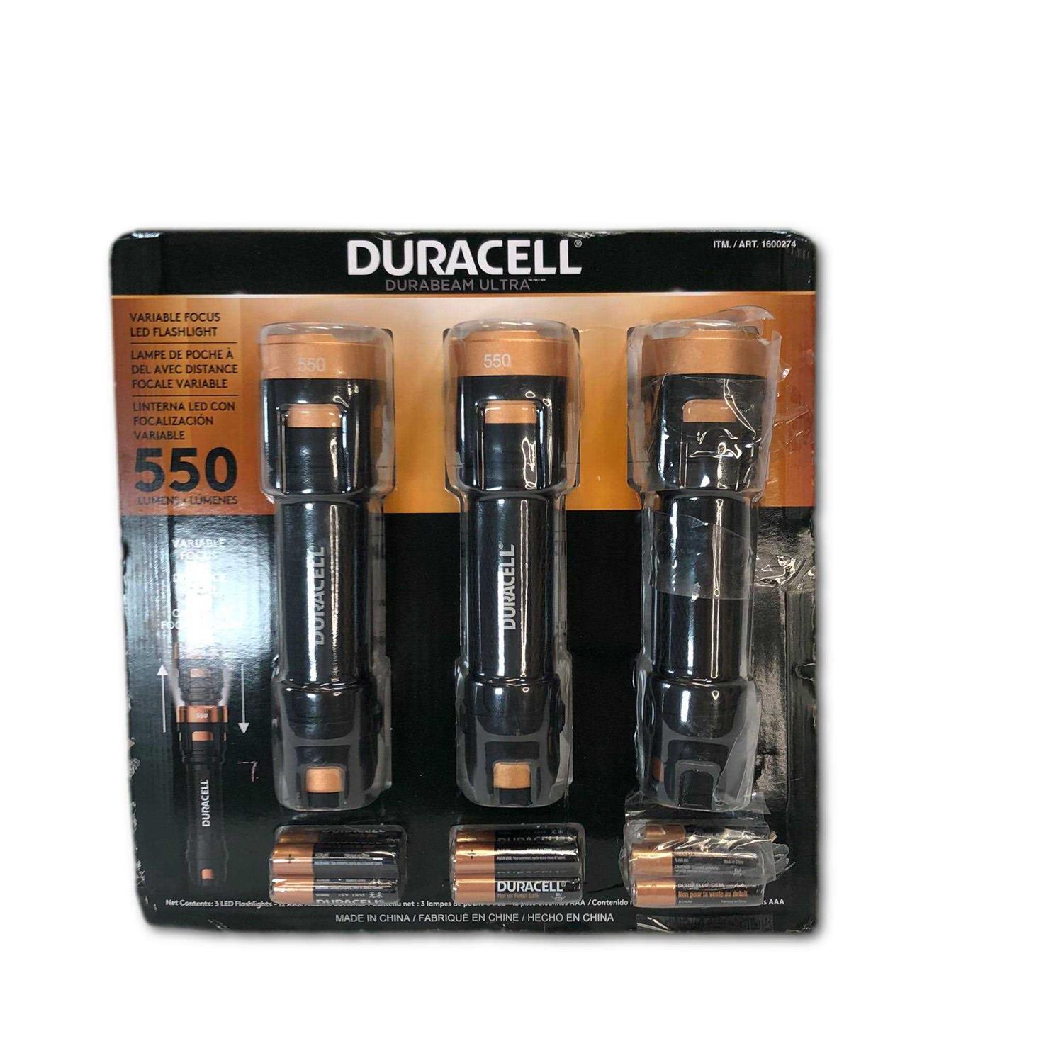 Duracell 575 Lumens COB Headlamp 3 Pack - Inhomebuy