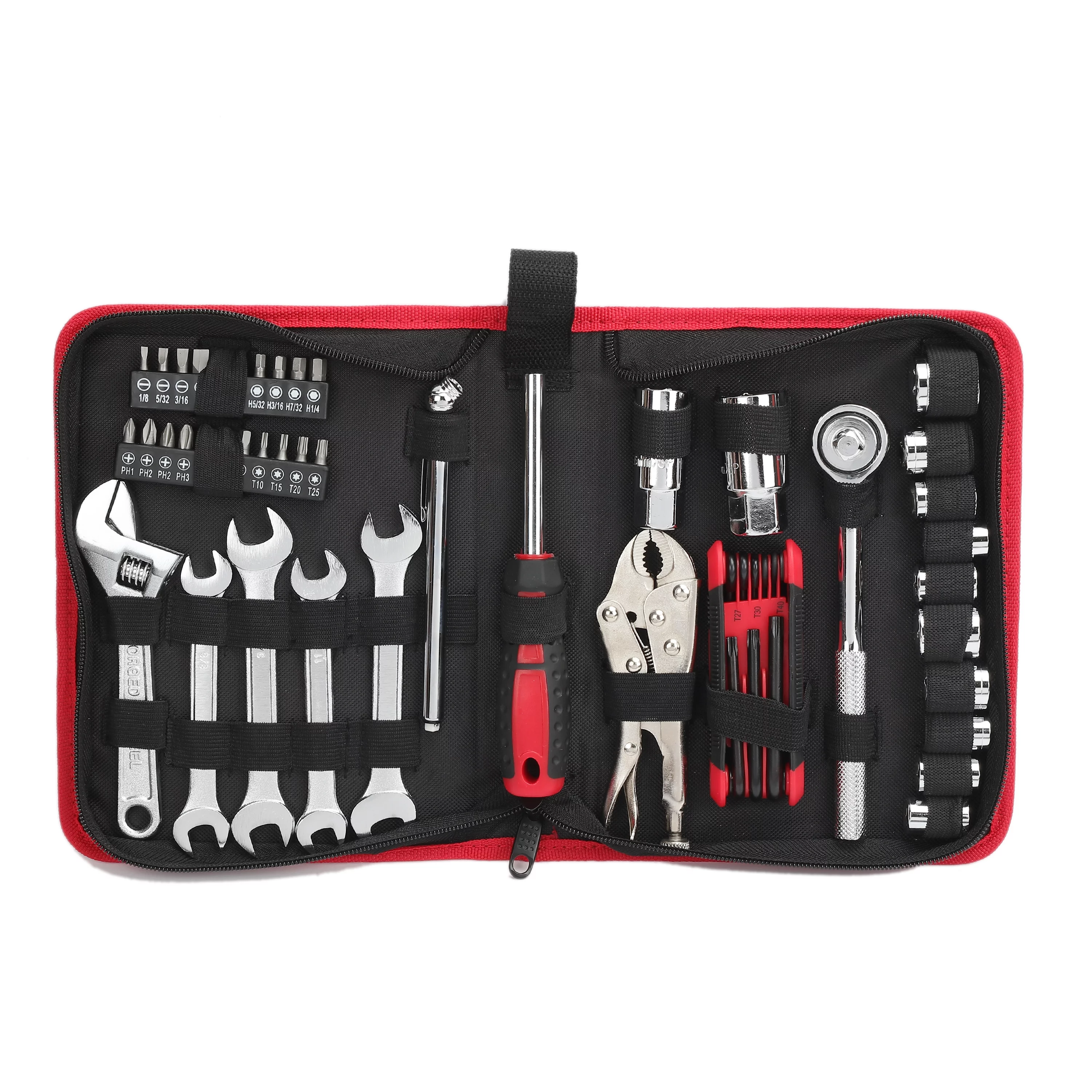 Hyper Tough 51-Piece Auto and Motorcycle Tool Kit, Model 5768 - Inhomebuy