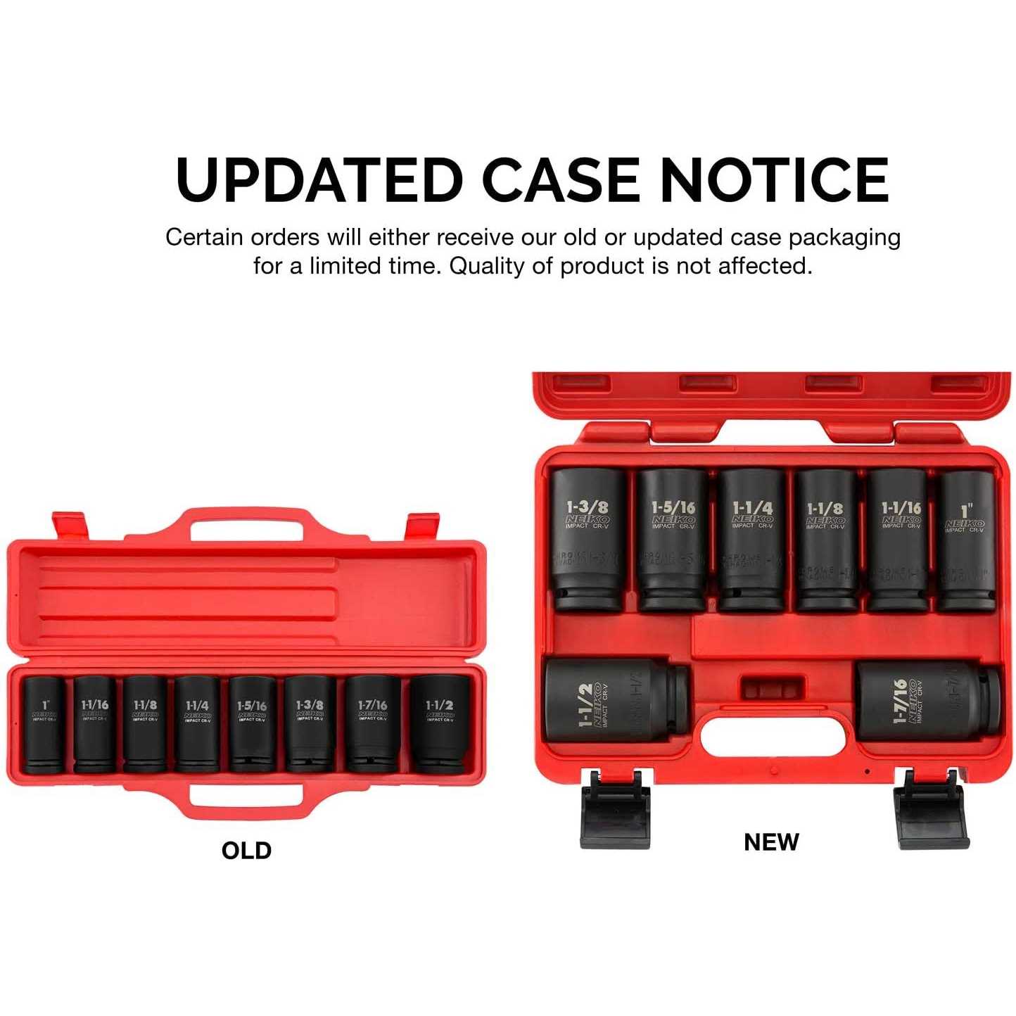 Neiko 02448A 1/2 Drive Master Impact Socket Set - Inhomebuy