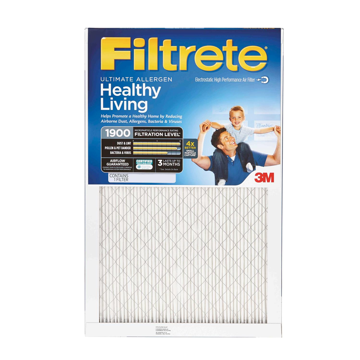 Filtrete 12 x 12 x 1-inch Dust Reduction Air Filter - Inhomebuy