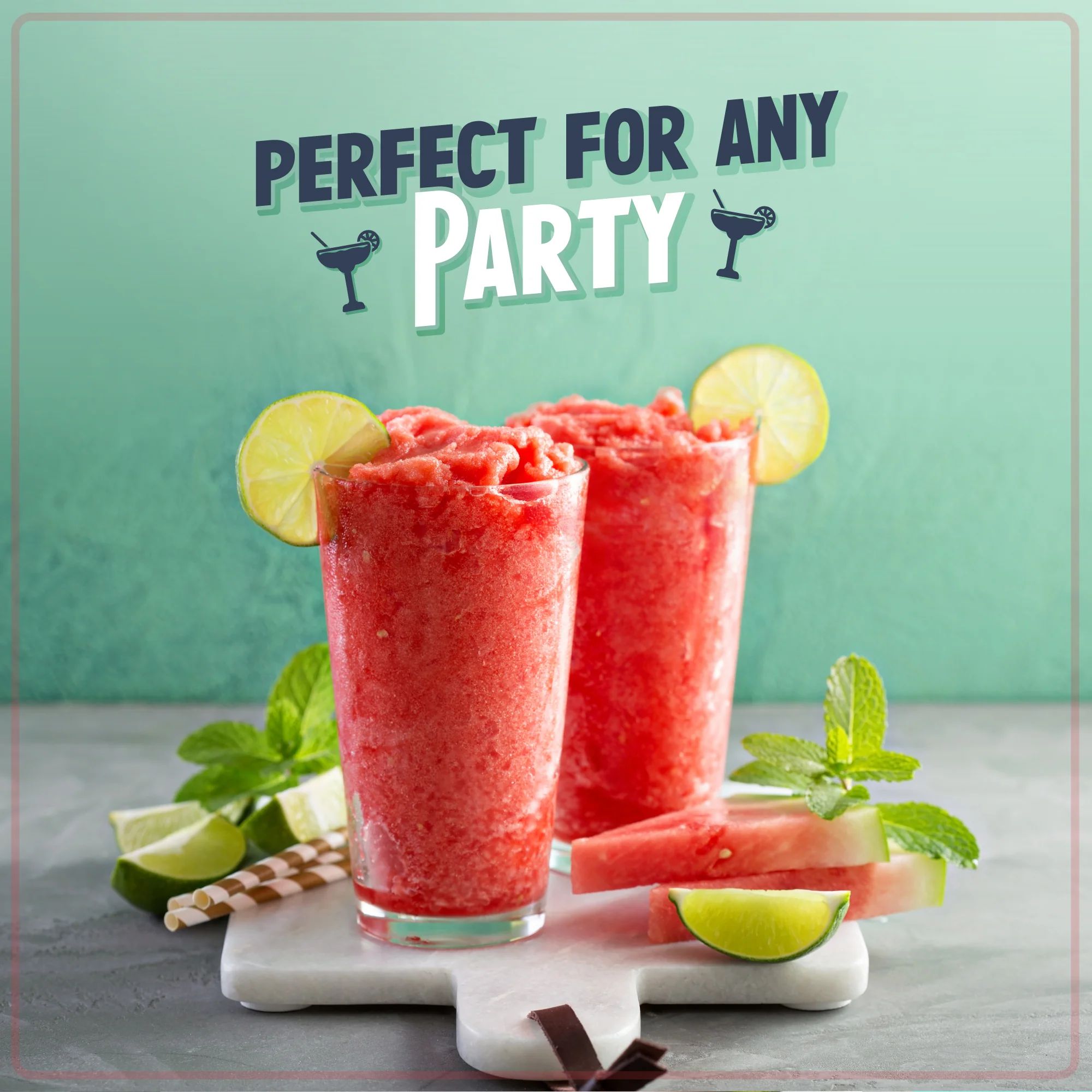 1-Gallon Margarita & Slush Machine, Aqua - Inhomebuy