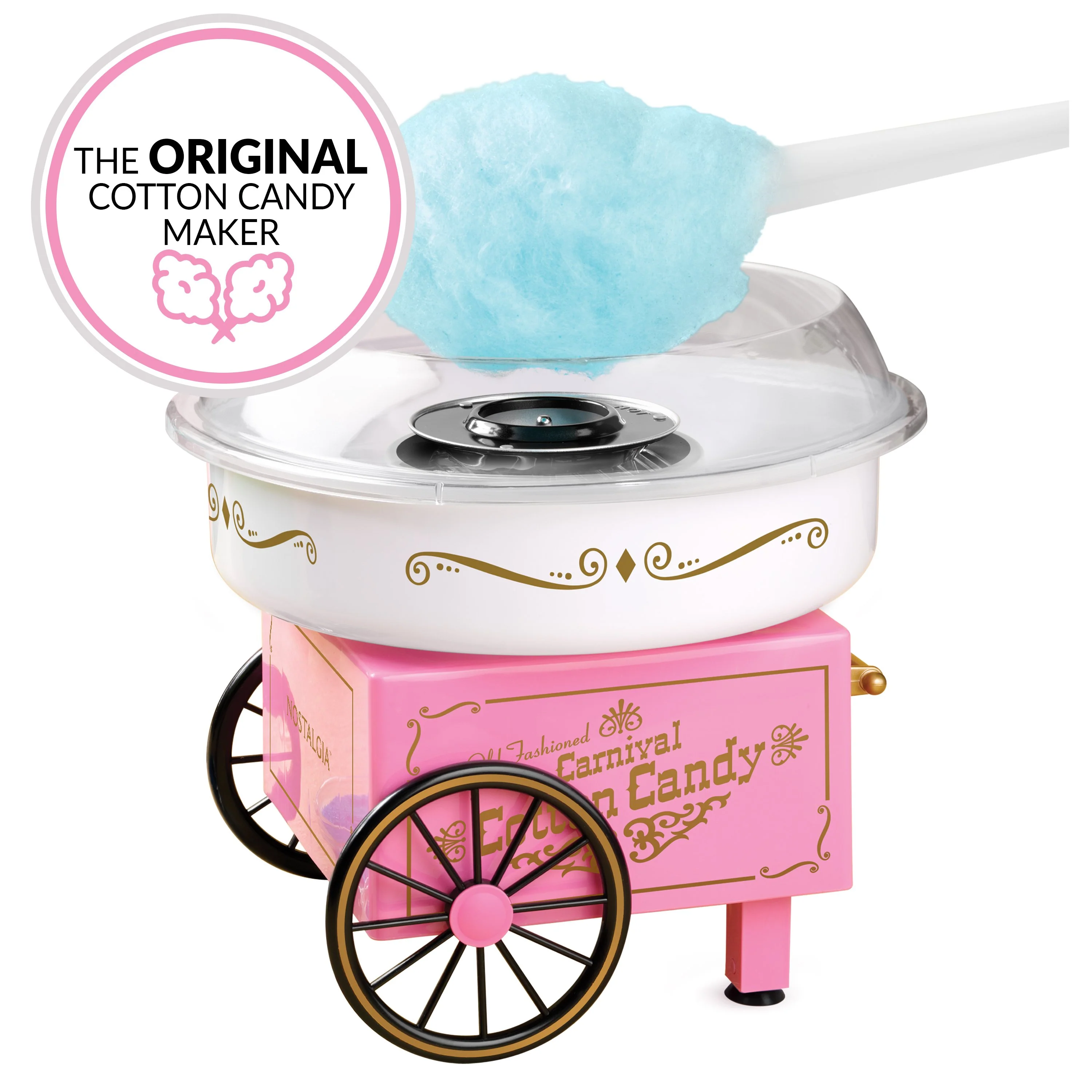Vintage Hard & Sugar-Free Candy Original Cotton Candy Maker - Inhomebuy