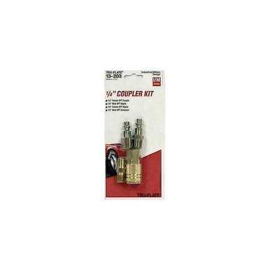Tru-Flate 1/4 Coupler & Plug Set 13-201 - Inhomebuy