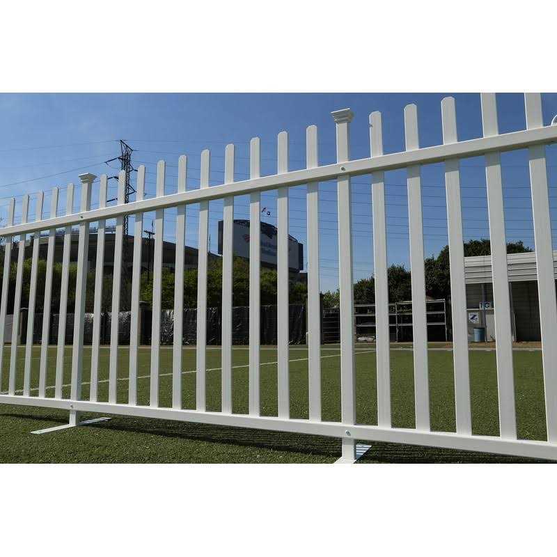 Zippity Outdoor Products ZP19018 Manchester No-Dig Vinyl Fence White - Inhomebuy