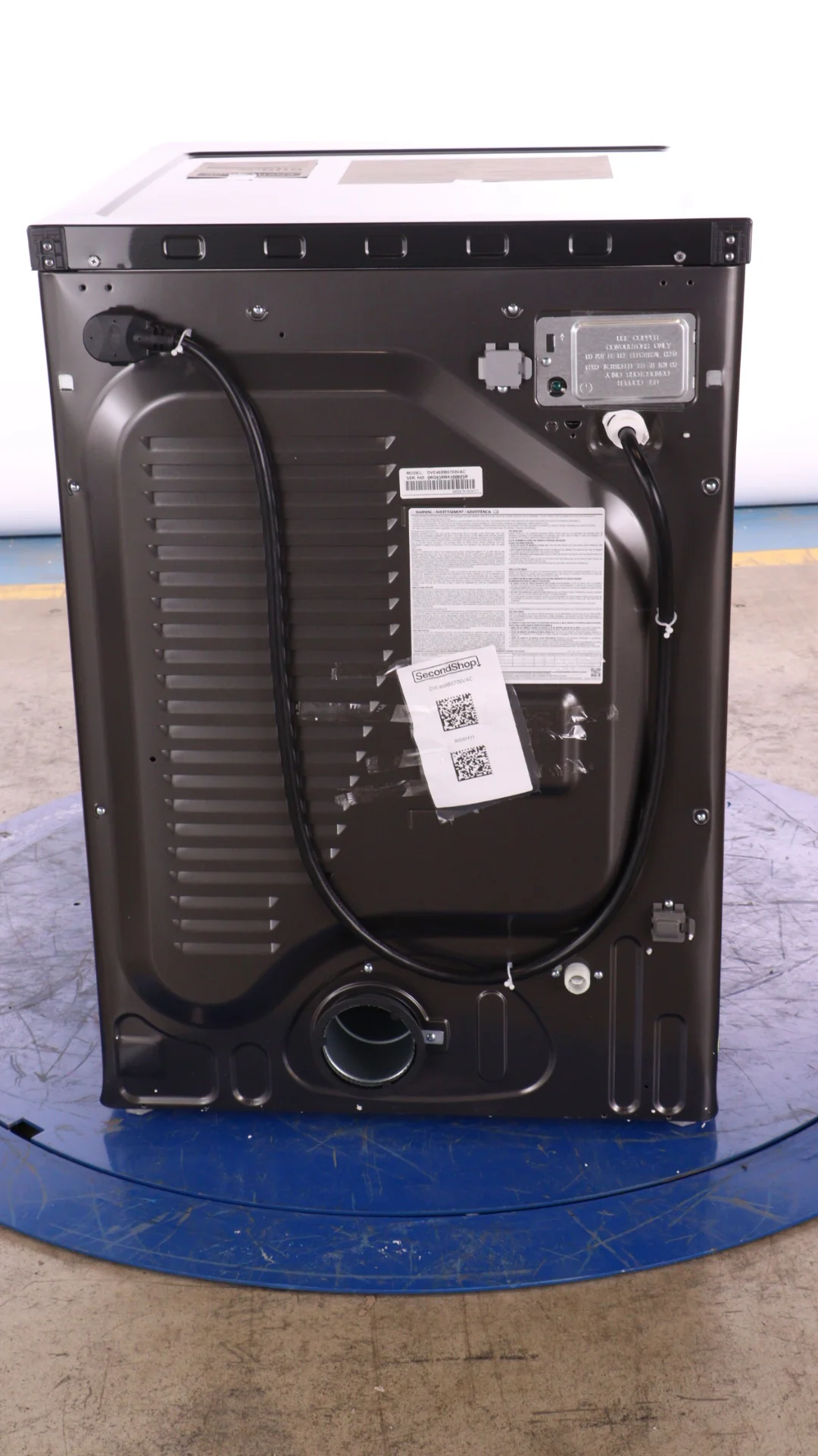 SAMSUNG BESPOKE 27 IN. 7.5 CU. FT. BLACK STAINLESS STEEL ELECTRIC DRYER WITH SUPER SPEED DRY - DVE46 - Inhomebuy