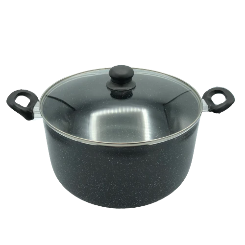 Healthy Bear 30cm aluminum Stock Pot w/lid INDUCTION | BCAL-30SPG-IN - Inhomebuy