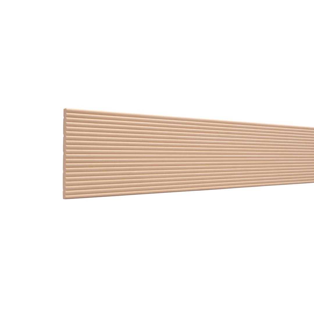 Narrow Reeded 5 x 96 W Accent Moulding Ornamental Mouldings Finish - Inhomebuy