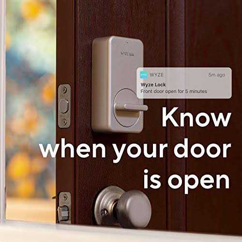 Wyze Lock Bolt Fingerprint Keyless Entry Door Smart Bluetooth - Inhomebuy