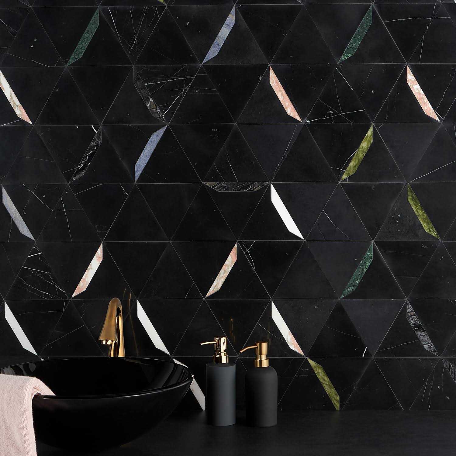 Zandara 5 x 6 Marble Novelty Mosaic Wall & Floor Tile Ivy Hill Tile - Inhomebuy