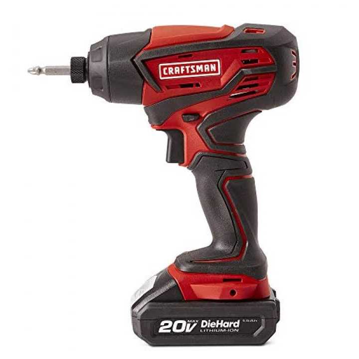 Craftsman V20 1/4 in. Cordless Brushless Impact Driver Kit - Inhomebuy