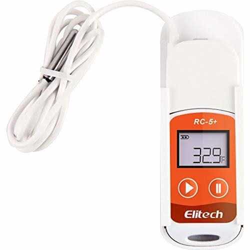 Elitech RC-5+ Reusable USB Temperature Data Logger with Auto PDF Report - Inhomebuy