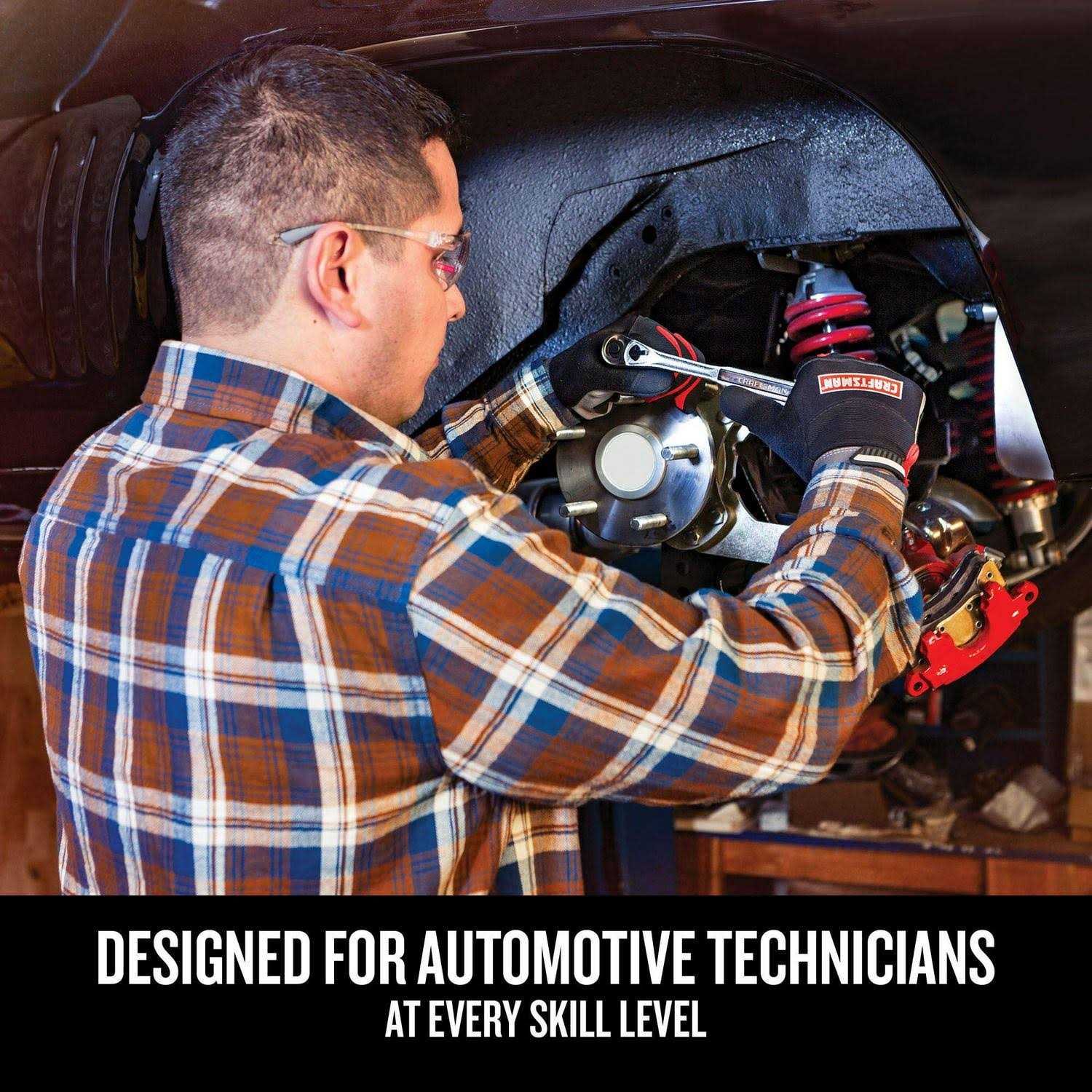 Craftsman 29-in Black Plastic Wheels Lockable Tool Box - Inhomebuy